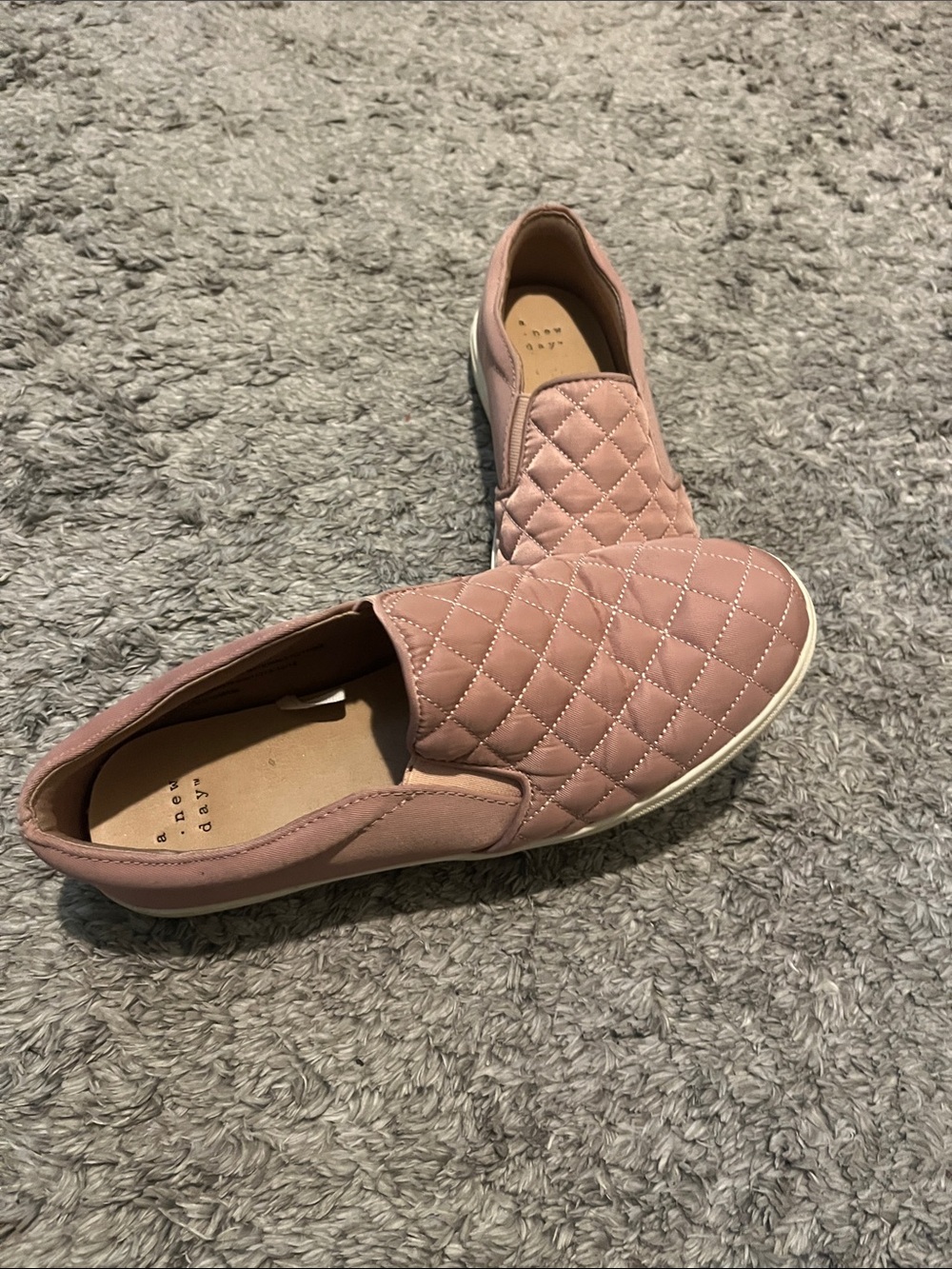 a new day Quilted Slip-On Sneakers - Light Pink